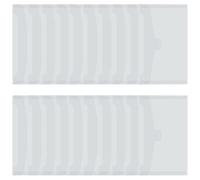 SUPVOX 35pcs File Folder Organizer Photo Bag Office Bill Storage Bags Pp Material Unique Style Not Easy to Tear Simple Sealing Suitable for Receipt and Ticket Storage