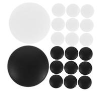 SUPVOX 361PCS Go Chess Stones Plastic Chess Pieces Only Craft Beads for Board Game Accessories Replacement and Travel Storage