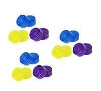 SUPVOX 36pcs Colorful Guitar Footswitch Toppers Slip Pedal Caps for Enhanced Grip and Protection Random Colors for Effect Pedals and Footswitches