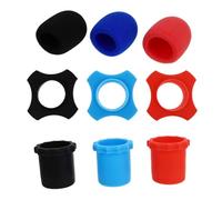 SUPVOX 36pcs Microphone Covers Rings Sanitary Tools for Dance Parties Conference Rooms