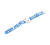 SUPVOX 3D Jelly Silicone Football Whistle Watch for, Blue Wear-Resistant Wristwatch Suitable for Students and Outdoor Activities