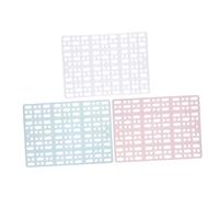 SUPVOX 3PC Chinchilla Foot Mat Smooth Plastic PET Mat with Fixed Buckle for Playpen for Chinchillas and Guinea Pigs Easy to Clean and Sturdy