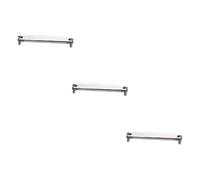 SUPVOX 3pcs Acoustic Guitar Bridge Saddle Kit Metal Guitar Accessory for Bass Tone Improvement