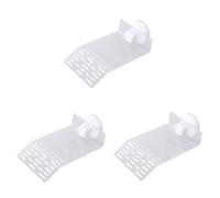 SUPVOX 3pcs Acrylic Turtle Dock Basking Platform Floating Pier Accessory Suction Cups