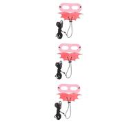 SUPVOX 3pcs Adjustable Lizard Devil Pet Hauling Cable for Small Animals Color for Outdoor Walks and Unique Styling