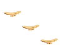 SUPVOX 3pcs Banjo Accessory Single Leg Armrest Banjo Part Replacement for Vintage Mirror Finish