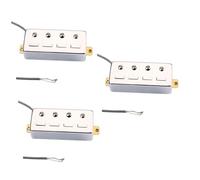 SUPVOX 3pcs Bass Humbucker Core Wire Pickup for Bass Guitar Accessories Cover Silver String