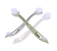 SUPVOX 3pcs Birdcage Cleaning Brush Dual Head Brush Cleaning Pet Bird Supplies