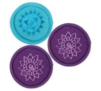 SUPVOX 3Pcs Bottom pad buddha sound bowl cushion prayer bowl meditation bowl cushion buddhist bowl pad handmade rings singing bowl cushion meditation cushion fabric manual