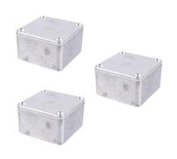 SUPVOX 3pcs Box Aluminum Stomp Box Case Metal Enclosure for Guitar Pedal Replacement