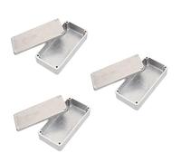 SUPVOX 3pcs Box Aluminum Stomp Box Metal Guitar Effect Pedal Enclosure Replacement Case for DIY Guitar Pedal Board Scenario