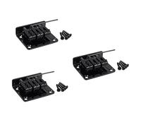 SUPVOX 3pcs Box Metal Guitar Bridge for Three String Cigar Box Guitar Screws and Bridge and Wrench