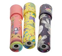 SUPVOX 3pcs Boys and Girls Kaleidoscope Toys Rotating Scientific Playthings for Boy Girl Random Style