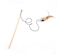 SUPVOX 3pcs Cat Fish Plush with Rope Lightweight Interactive Tease Fish Design for Indoor Cats Safe Colorful Pet Catch Enhancing Trust and Playtime Engagement