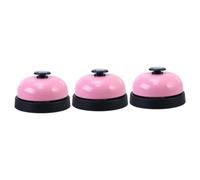 SUPVOX 3pcs Dog Bells for Training Puppy Training Bells Communication Device Loud Sound Flat Wide Button