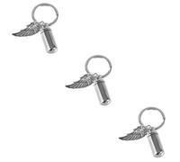 SUPVOX 3pcs Dogs Ashes Urn Keychain Pet Cremation Keepsake Lightweight Memorial Ornament for