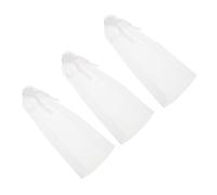 SUPVOX 3PCS Doll Wedding Veil Lightweight Gauze Bridal Headpiece Accessories for Photography and DIY Styling Compatible with Various Doll Models