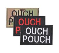 SUPVOX 3Pcs Embroidered Alphabet Letter Patches Set Hook and Loop for Clothes Backpack and Jeans, DIY Sewing Repair Appliques, Crafts Cloth Accessories for Custom Clothing Decor