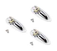 SUPVOX 3pcs Female Guitar Jack Connector for Jack Plug Socket Mounting Screws High Durability for Electric Bass
