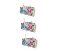 SUPVOX 3pcs Ferret Bed Rat Toys Set Tunnel Hammock Comfortable Nest for Small Pets