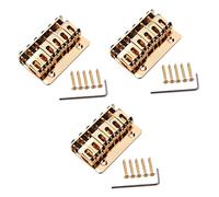 SUPVOX 3pcs Fixed Hard Tail Guitar Bridge Screws for Electric Bass Guitar String