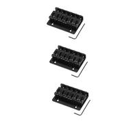 SUPVOX 3pcs Fixed Saddle Bridge Plate Screws Wrench for Electric Guitar Accessories Black Guitar Parts