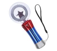 SUPVOX 3pcs Flashing Star Wand LED Light Up Glowing Stick for Night Parties Concerts and Celebrations Handheld Rotating Glow Accessory for Adults Visual Atmosphere Enhancer
