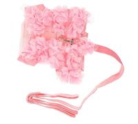 SUPVOX 3pcs Flower Traction for Dogs and Puppies Breathable Mesh Design Random Options for Spring and Walks