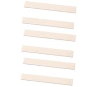 SUPVOX 3pcs Folk Acoustic Guitar Nut Bone Nut Blank Guitar Saddle Buffalo Bone 80x11x3mm Appearance