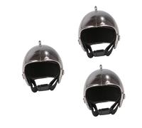 SUPVOX 3pcs Funny Chicken Helmet Pet Protective Gear Helmet for Pet Sun Rain Hat Accessories