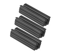 SUPVOX 3pcs Golf Shaft Vise Clamp Rubber Block for Club Repair Service | Secure Clamping, Streamlined Assembly and Disassembly, Black Rubber, Portable Set for Fitters and Makers