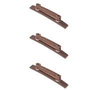SUPVOX 3pcs Guitar Bridge Pin Saddle for Acoustic Guitar Wooden Bridge Pins and Saddles for String Replacement and Repair