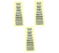 SUPVOX 3pcs Guitar Stickers Fretboard Inlay Carved Trapezoid Shell Style Sticker Reusable Guitar Decals