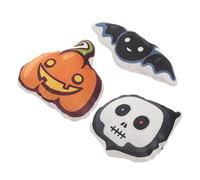 SUPVOX 3pcs Halloween Plush Cat Interactive Chew Resistant Cartoon Catnip for Indoor Cats Lightweight Soft Fabric Chew for Exercise and Stress Relief