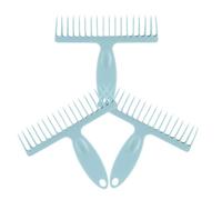 SUPVOX 3pcs Handheld Broom Hair Removal Comb Set Portable Multi-function Plastic Cleaning Comb for Dust and Hair Removal Small Broom for Home and Floor Cleaning