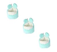 SUPVOX 3pcs Handheld Pet Warm for Hamsters Guinea Pigs Adorable Cotton Mini Nest for Cozy Sleep Lightweight Design for Use