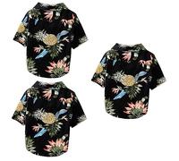 SUPVOX 3pcs Hawaiian Style Dog Blouse Pet Summer Shirt Puppy Outfit Dog Clothes Medium Breathable