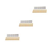 SUPVOX 3pcs Humbucker Pickup Mounting Kit Pickup Base Slug Bobbins Magnet for Guitars