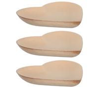 SUPVOX 3pcs Large Heart Shaped Wooden Trays DIY Unfinished Serving Platters for Fruit, Jewelry Storage Organizer and Decorative Snack Dessert Plates for Home and Housewarming