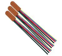 SUPVOX 3pcs Light Brown Leather Ribbon Bookmarks Set for Men Reusable Page Markers for Reading Bible Books and Journals