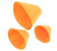 SUPVOX 3pcs Little Pet Bathing Soft Breathable Cone Collar for Guinea Pig Hamster Rabbit Prevent Licking and Scratch Postoperative Recovery Pet Protection Accessory