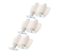 SUPVOX 3pcs Magnetic Push to Open Latch Heavy Duty Invisible Cabinet Lock for Kitchen Cupboards Secure Rebounding Design Easy Access Push Latch for Wardrobe Doors