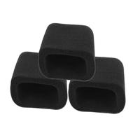 SUPVOX 3Pcs Microphone Foam Cover Compatible with Lewitt Protective Sponge Windscreen for Handheld Stage Microphones Easy Installation Fit for Karaoke and Dj Use