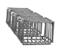 SUPVOX 3pcs Miniature Plastic Cage Model DIY Action Figure House Cage for Small Animals Realistic Craft Ornament for Miniature Decor and Display