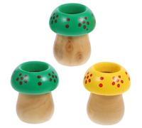 SUPVOX 3pcs Mushroom Shape Kaleidoscopes Educational Rotating Early Learning Plaything for Hand Eye Coordination and Imaginative Development Random Color