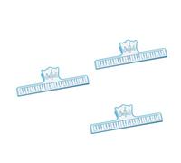 SUPVOX 3pcs Music Folder Piano Book Clip Page Holder Music Page Clip Keyboard Piano Music File Holder Clip Music Book Holder Blue Folders Musical Instruments Note Clips Notes Portable