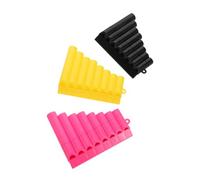 SUPVOX 3pcs Musical Instruments Tube Plastic Pan Flute for Early Music Childsafe Options Yellow for Beginners Preschool Learning