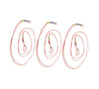 SUPVOX 3pcs Night Visibility Bearded Dragon Harness Reptile Lizard Leash Small Pet Outdoor Walking Harness Adjustable Fit