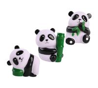 SUPVOX 3pcs Panda Squeezing Compact Portable Stress Relief for Anger and Anxiety Funny Stretchy Sensory Playthings for Party Favors and Adults