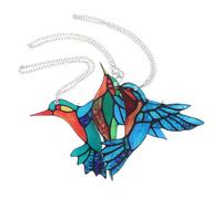 SUPVOX 3pcs Parrot Decorative Pendant Home Decor Small Bird Ornaments Hummingbird Sun Catcher Bird Window Corner Decor Spring Artificial Statue